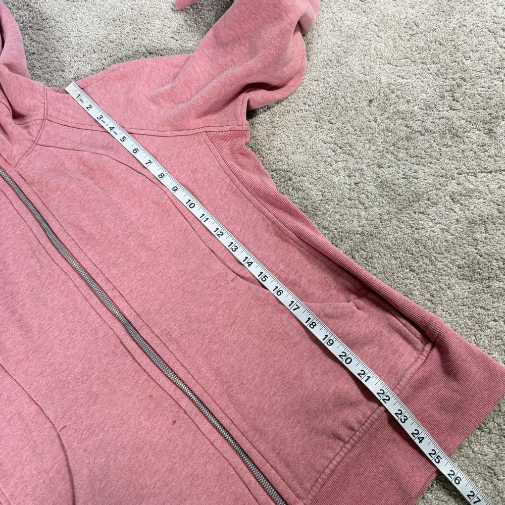 Lululemon Women’s Scuba Full-Zip Hoodie Sweatshirt in Heathered Velvet Dust 12 - Picture 9 of 11